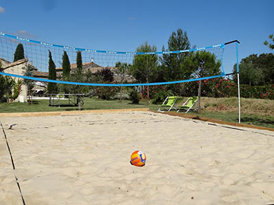 Terrain de beach volley