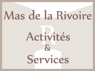 Logo activités et services au mas de la Rivoire (gard)